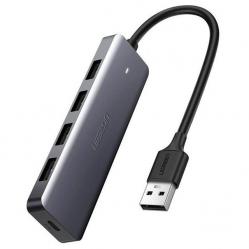 Ugreen Hub 4-in-1 USB-C Adapter to 4× USB 3.0 + USB-C Grey