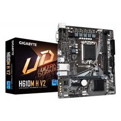 GIGABYTE H610M H V2 Motherboard - Supports Intel Core 14th CPUs, 4+1+1 Hybrid Digital VRM, up to 5600MHz DDR5, 1xPCIe 3.0 M.2, GbE LAN, USB 3.2 Gen 1
