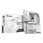 GIGABYTE X870E AORUS PRO ICE Motherboard - Supports AMD Ryzen 9000 CPUs, 16+2+2 Phases Digital VRM, up to 8000MHz DDR5 (OC), 3xPCIe 5.0 + 1xPCIe 4.0, Wi-Fi 7, 2.5GbE LAN, USB 4
