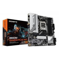 GIGABYTE B650M GAMING PLUS WIFI Motherboard - AMD Ryzen 9000 CPUs, 5+2+2 Phases VRM, up to 8000MHz DDR5, 2xPCIe 4.0 M.2, 2.5GbE LAN, WIFI 6E, USB 3.2 Gen 1