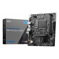 MSI PRO H610M-E DDR4 motherboard Intel H610 LGA 1700 micro ATX