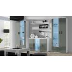 Cama set of two shelves 125cm SOHO white matte