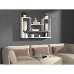 BILBAO 4P hanging rack 100x16x60 cm, white