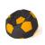Sako bag pouffe Ball black-yellow XL 120 cm