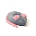 Sako bag pouffe Mouse grey-pink L 110 x 80 cm