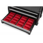 Keter Tool Rack on wheels 6 drawers Black