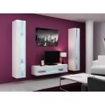 Cama Shelf unit VIGO NEW 180/40/30 white/white gloss