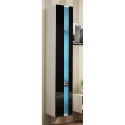 Cama Shelf unit VIGO NEW 180/40/30 white/black gloss