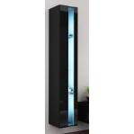 Cama Shelf unit VIGO NEW 180/40/30 black/black gloss