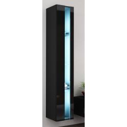 Cama Shelf unit VIGO NEW 180/40/30 black/black gloss