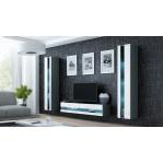 Cama Shelf unit VIGO NEW 180/40/30 grey/white gloss