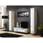 Cama Shelf unit VIGO NEW 180/40/30 sonoma/white gloss