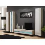 Cama Shelf unit VIGO NEW 180/40/30 sonoma/white gloss