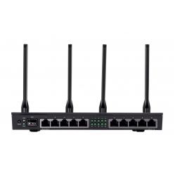 Mikrotik RB4011iGS+5HacQ2HnD-IN wireless router Gigabit Ethernet Dual-band (2.4 GHz / 5 GHz) Black
