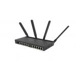 Mikrotik RB4011iGS+5HacQ2HnD-IN wireless router Gigabit Ethernet Dual-band (2.4 GHz / 5 GHz) Black