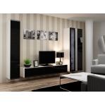 Cama TV Stand VIGO '180' 30/180/40 white/black gloss