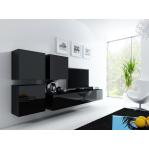 Cama TV Stand VIGO '180' 30/180/40 black/black gloss