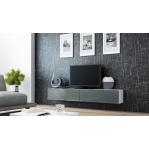 Cama TV Stand VIGO '180' 30/180/40 white/grey gloss