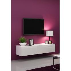 Cama TV stand VIGO 140 30/140/40 white/white gloss