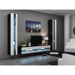 Cama TV stand VIGO NEW 30/180/40 black/white gloss
