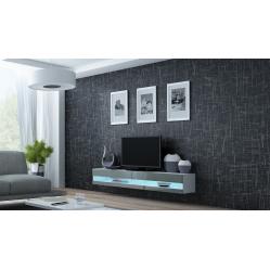 Cama TV stand VIGO NEW 30/180/40 white/grey gloss