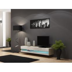 Cama TV stand VIGO NEW 30/180/40 sonoma/white gloss