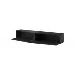 Cama TV stand VIGO SLANT 180cm (2x90) black/black gloss