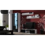 Cama TV stand SOHO 140 white/black gloss