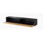 Cama TV Stand VIGO '180' 30/180/40 black/wotan oak