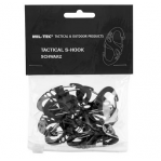 Mil-Tec S-Hook snap hook set - Black