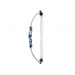Poe Lang EK Firestar 25 LBS Carbon Blue Compound Bow