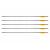 Poe Lang 28’ fibreglass arrows - set of 5 (D-055-B3)