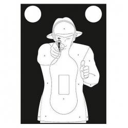 TS-9 silhouette shooting targets  Frenchman - set of 50