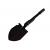 Tactical multifunctional shovel AZYMUT Trapper black +pack