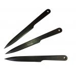 KAL22-CZ Throwing knives, 3 pieces, black