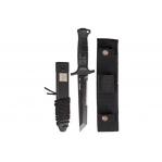 Mil-Tec German Combat Knife Black 2000 steel 440