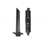 Mil-Tec German Combat Knife Black 2000 steel 440