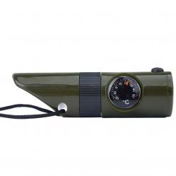 Mil-Tec Survival whistle 6 in 1 Olive