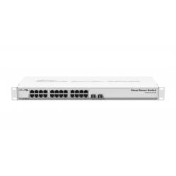 Mikrotik CSS326-24G-2S+RM network switch Managed Gigabit Ethernet (10/100/1000) Power over Ethernet (PoE) 1U White