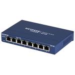 NETGEAR GS108GE network switch Unmanaged Gigabit Ethernet (10/100/1000) Blue