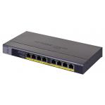 NETGEAR GS108PP Unmanaged Gigabit Ethernet (10/100/1000) Power over Ethernet (PoE) Black