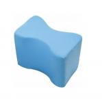 Wedge separator cushion between thighs with leg brace