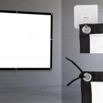 Maclean projection screen, 120