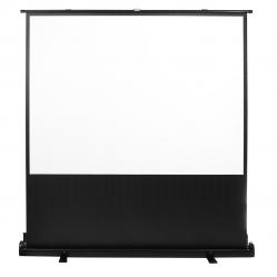 Maclean portable projection screen, compact, floor, 66