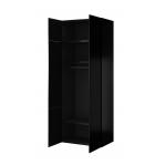 Wardrobe PAFOS 2D BASE 90x55.5x45 Black matt