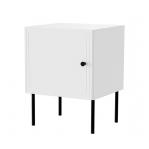Bedside table 2 pcs PALAZZO BIS 45x39xH59 white matt