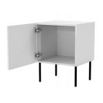 Bedside table 2 pcs PALAZZO BIS 45x39xH59 white matt