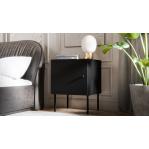 Cama Bedside table 2 pcs PALAZZO BIS 45x39xH59 mat black
