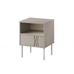 Bedside table 2 pcs. TRESSE 44x40x53 cashmere matt