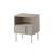 Bedside table 2 pcs. TRESSE 44x40x53 cashmere matt
